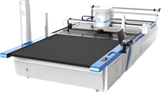 Fabric cutting machine automated