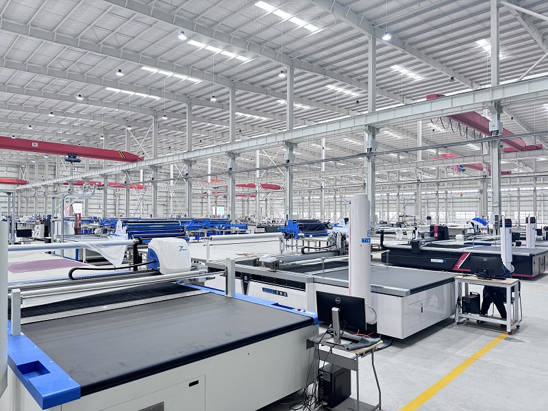 Knitted fabric automatic cutting machine for garment cloth home textile