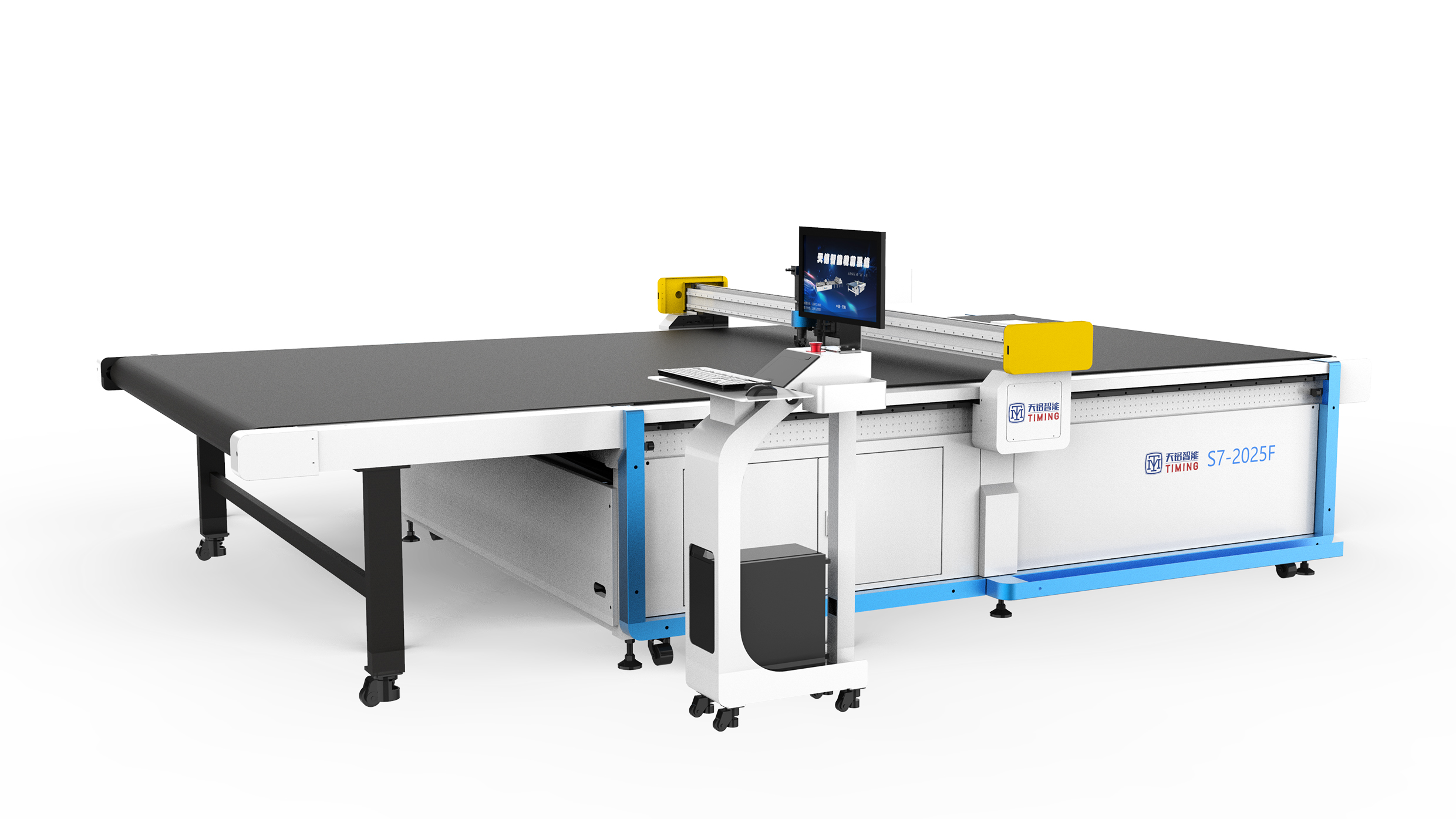 Automatic single ply fabric cutting machine for suits fabric