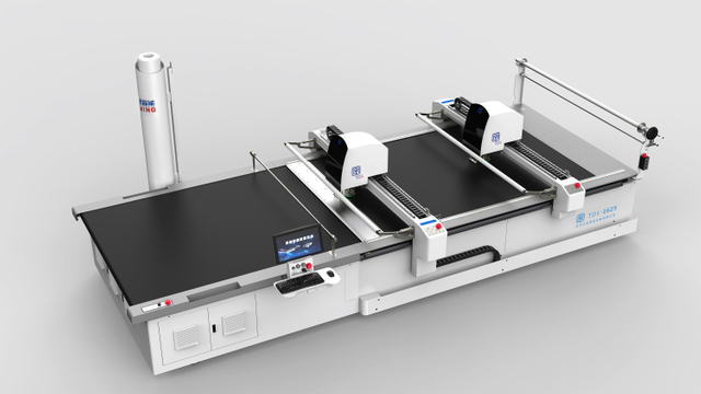 Fully Automatic Dual-Head Computerized Multi-layers Cutting Machine