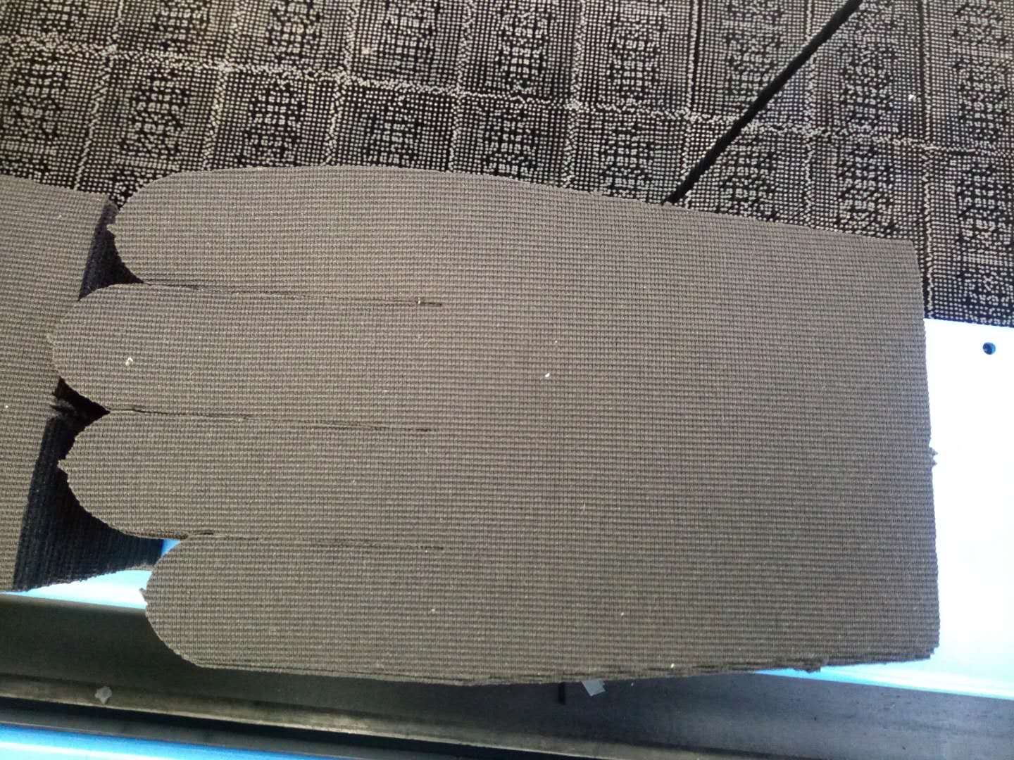 Gloves fabric high ply auto cuttting machine
