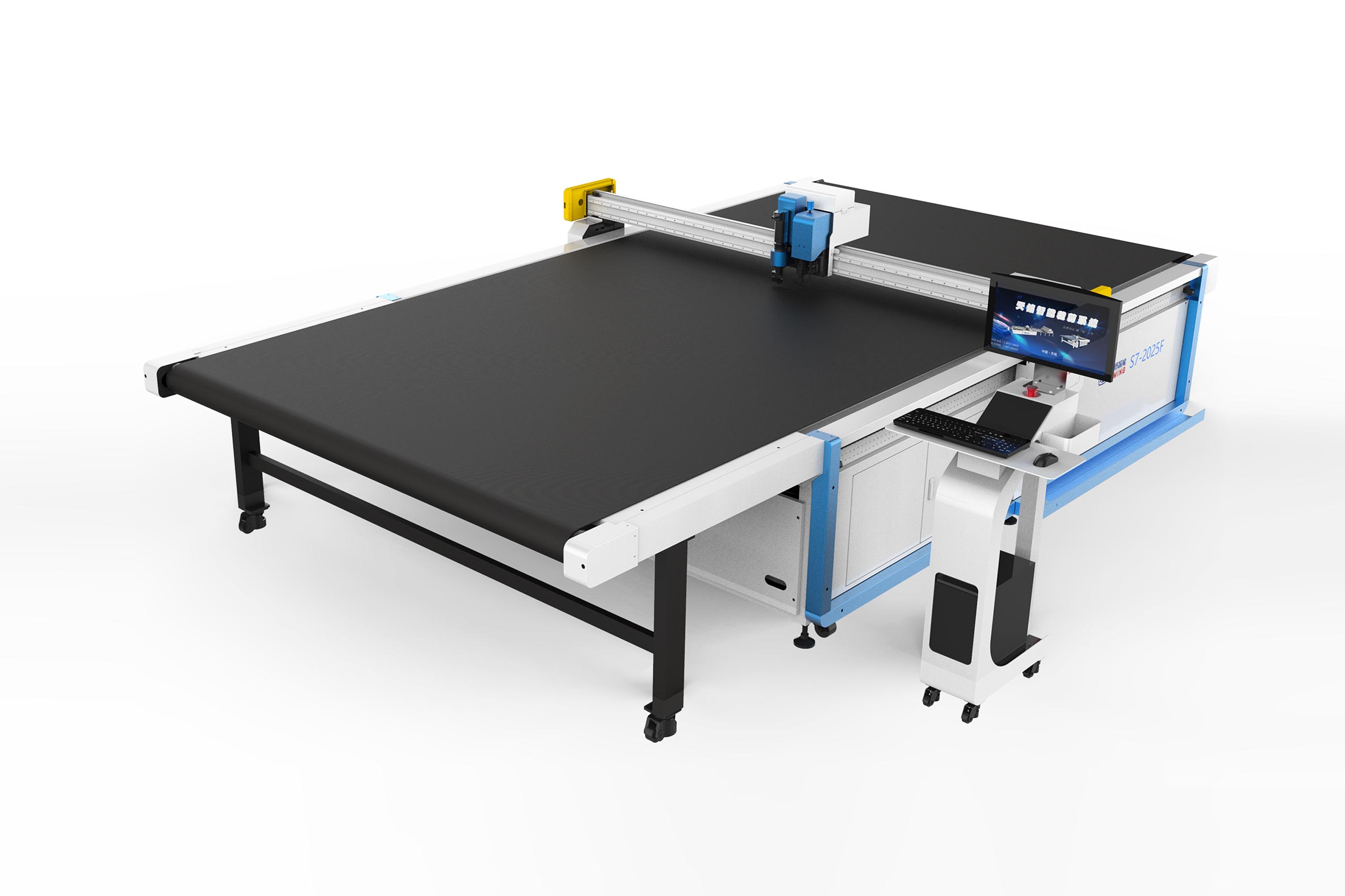 Digital single layer fabric cutting machine