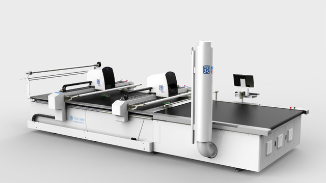 Fully Automatic Dual-Head Computerized Multi-layers Cutting Machine