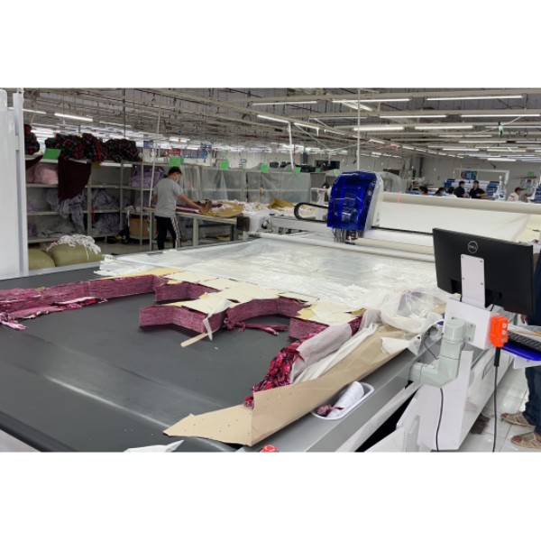 Perfect multi layer garment jeans fabric cutting machine for sale