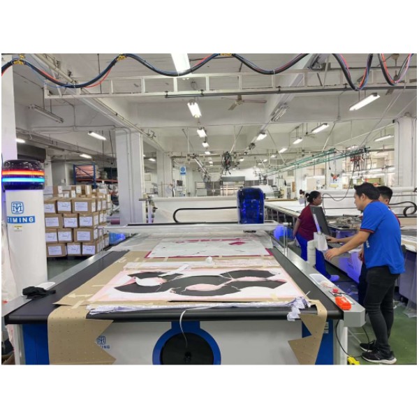 High efficiency fabric textile garment fabric automatic cutting machine